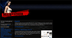 Desktop Screenshot of deathbystereo.net